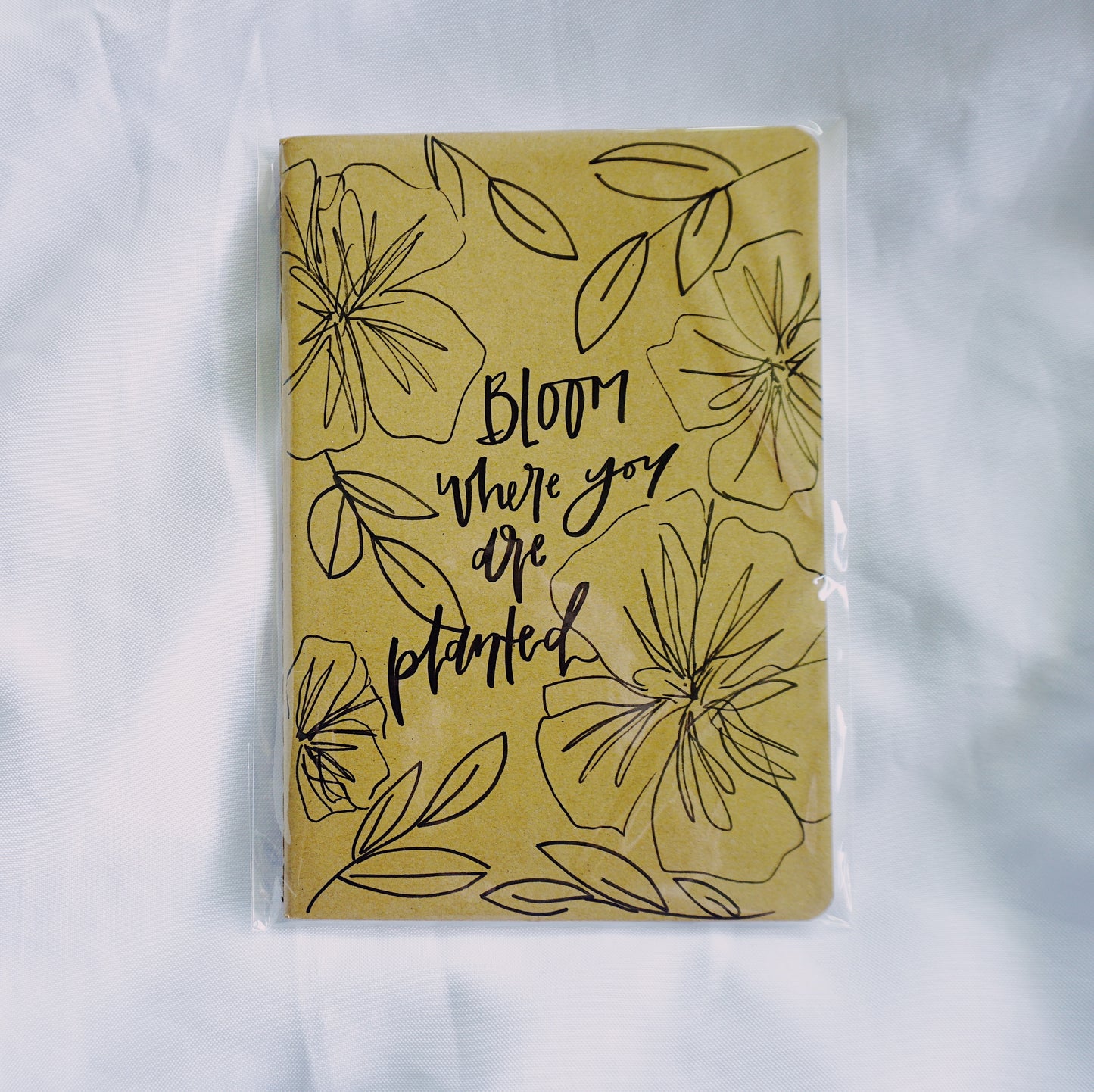 Bloom Where You Are Planted - Saddle Stitch Binding, Blank Pages, Paper Cover, Large Journal