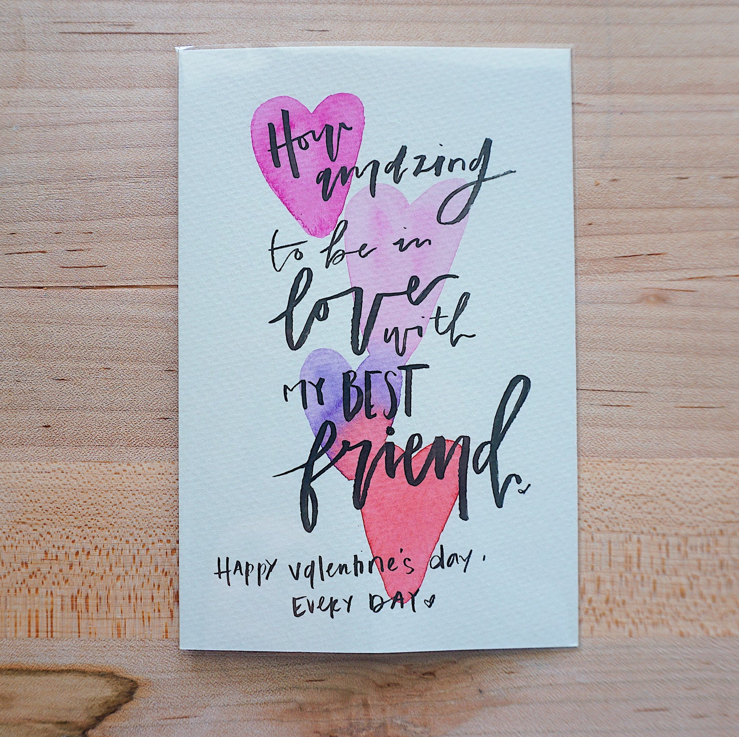 How Amazing to Be in Love with My Best Friend (Happy Valentine's Day Every Day) - Postcard