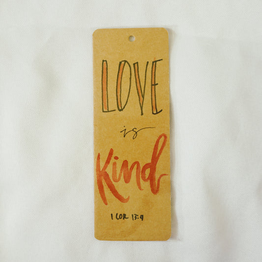 Love is kind (1 Corinthians 13:4) - Bookmark