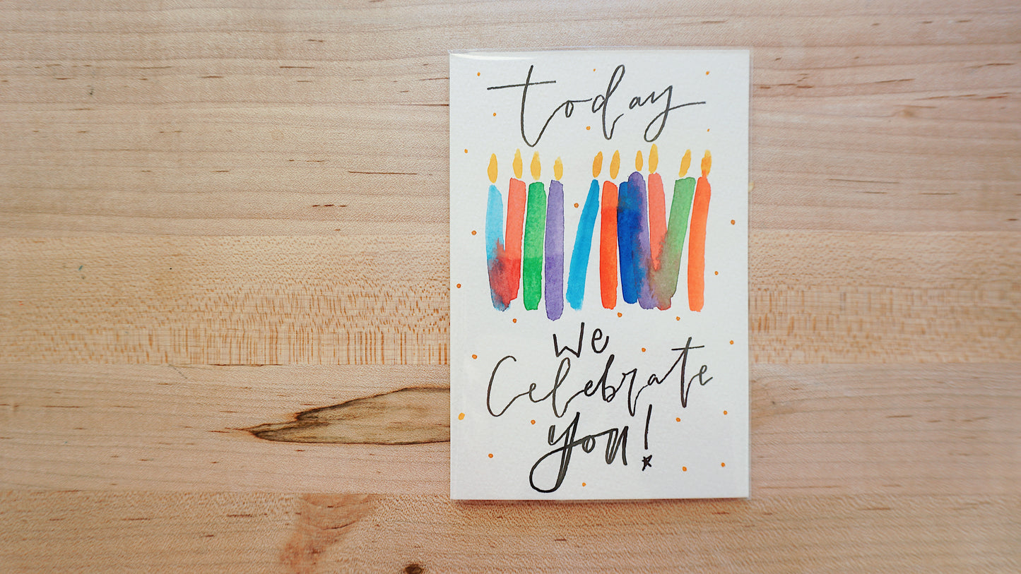 Today We Celebrate You! - Postcard