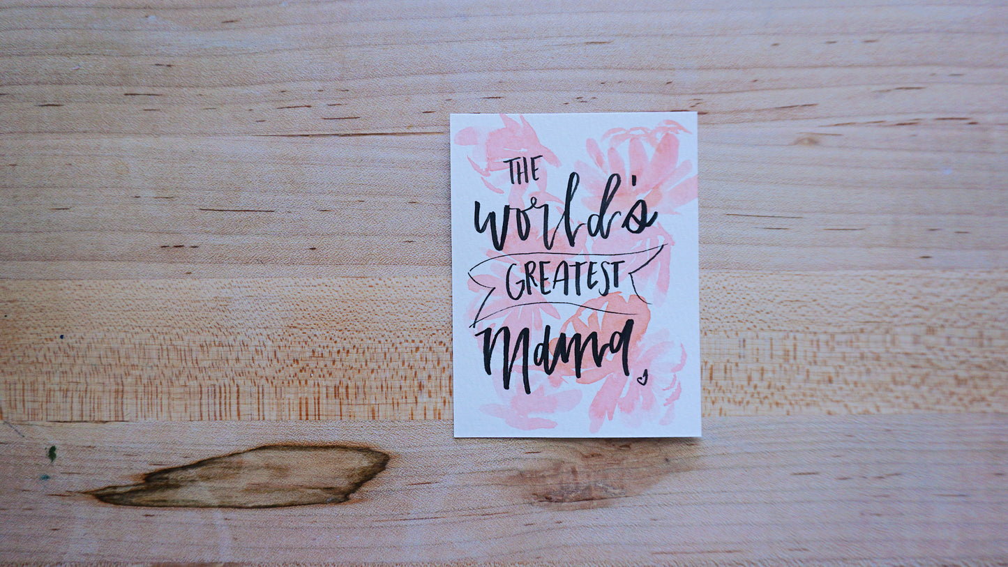 The World's Greatest Mama - Postcard