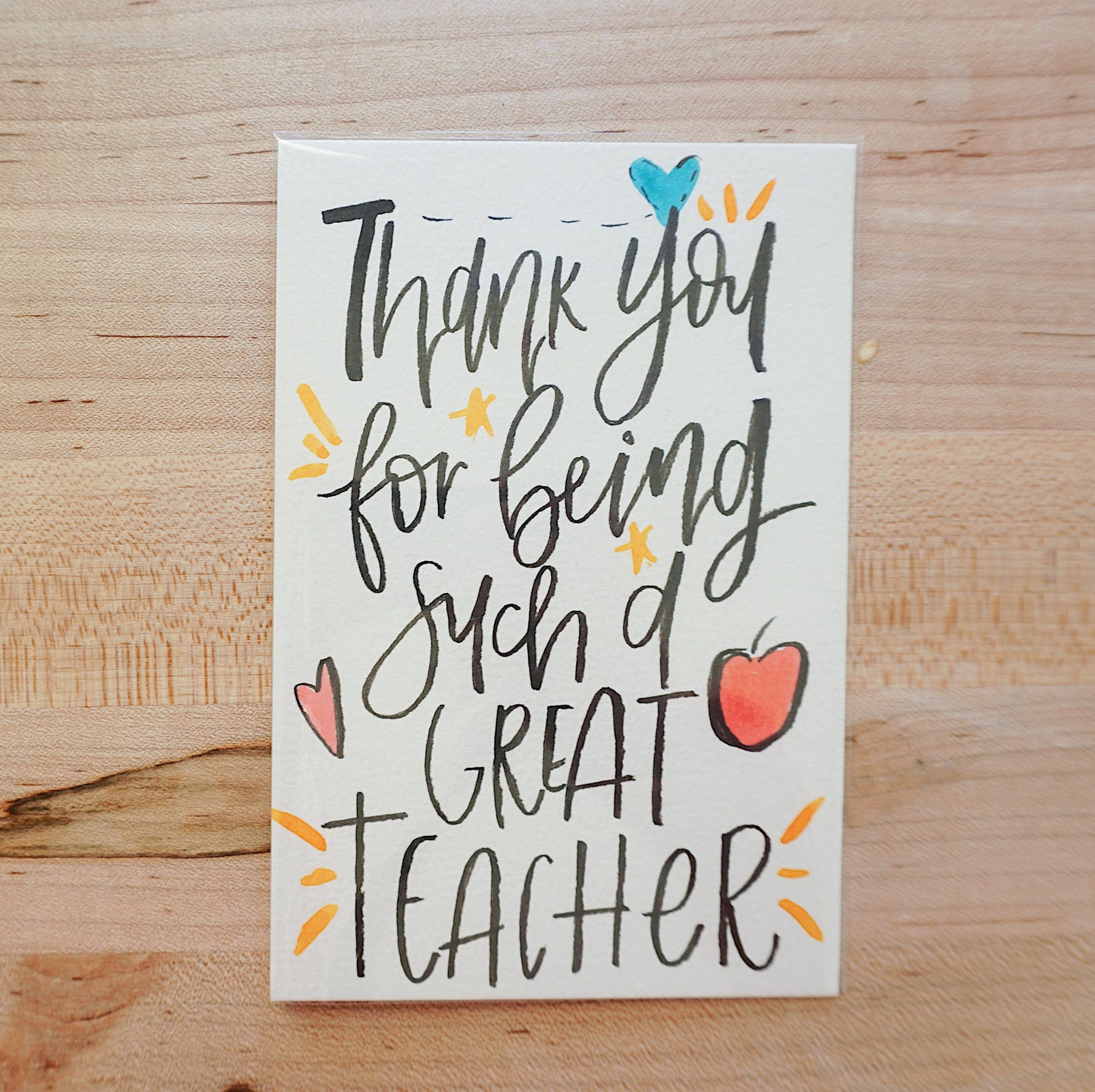 Thank You for Being Such a Great Teacher - Postcard