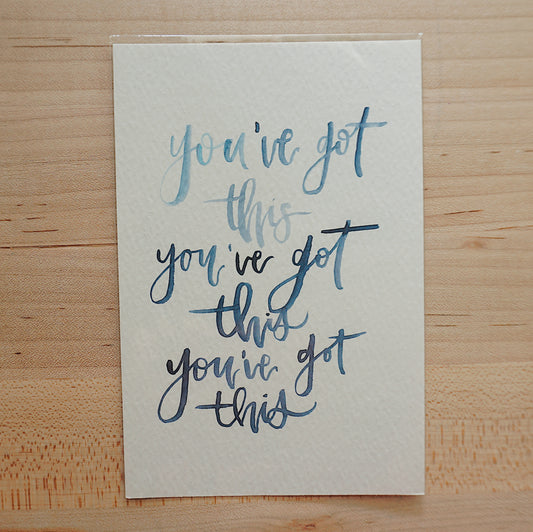 you've got this - Postcard