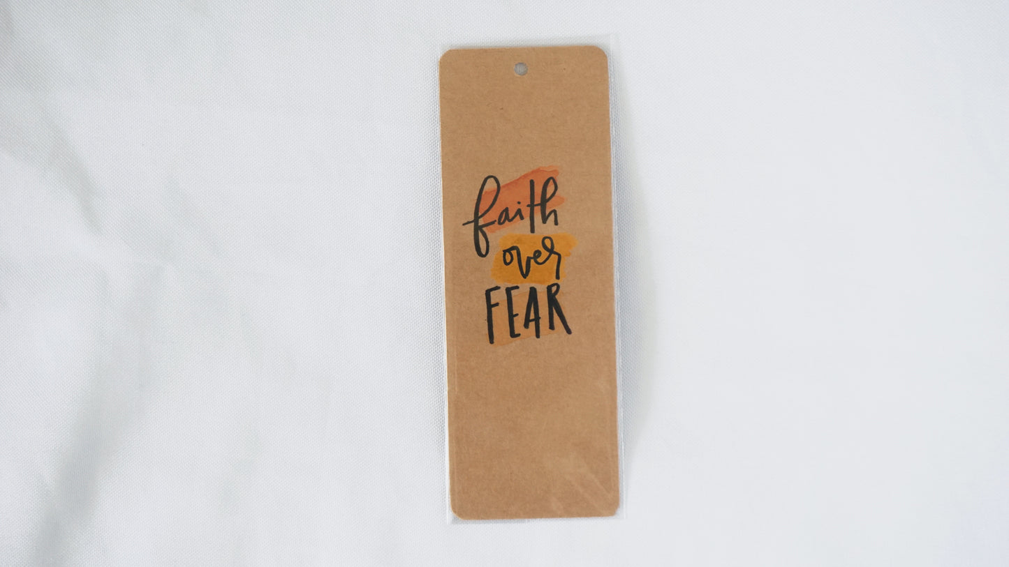 Faith Over Fear - Bookmark