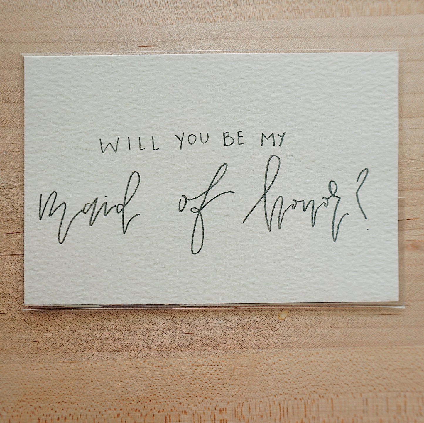 Will You Be My Maid of Honor? - Postcard