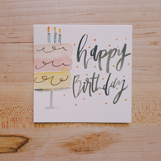 Happy Birthday - Postcard