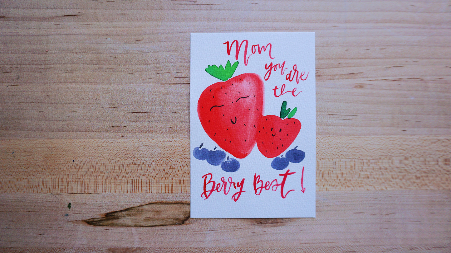 Mom You Are the Very Best - Postcard