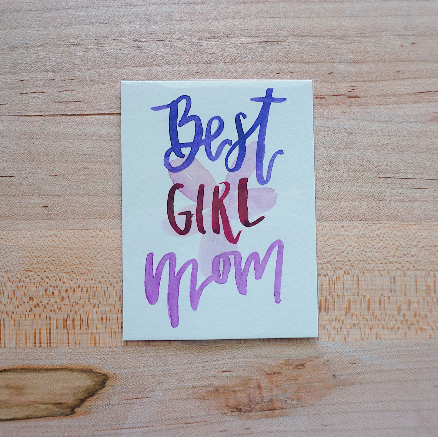 Best Girl Mom - Postcard