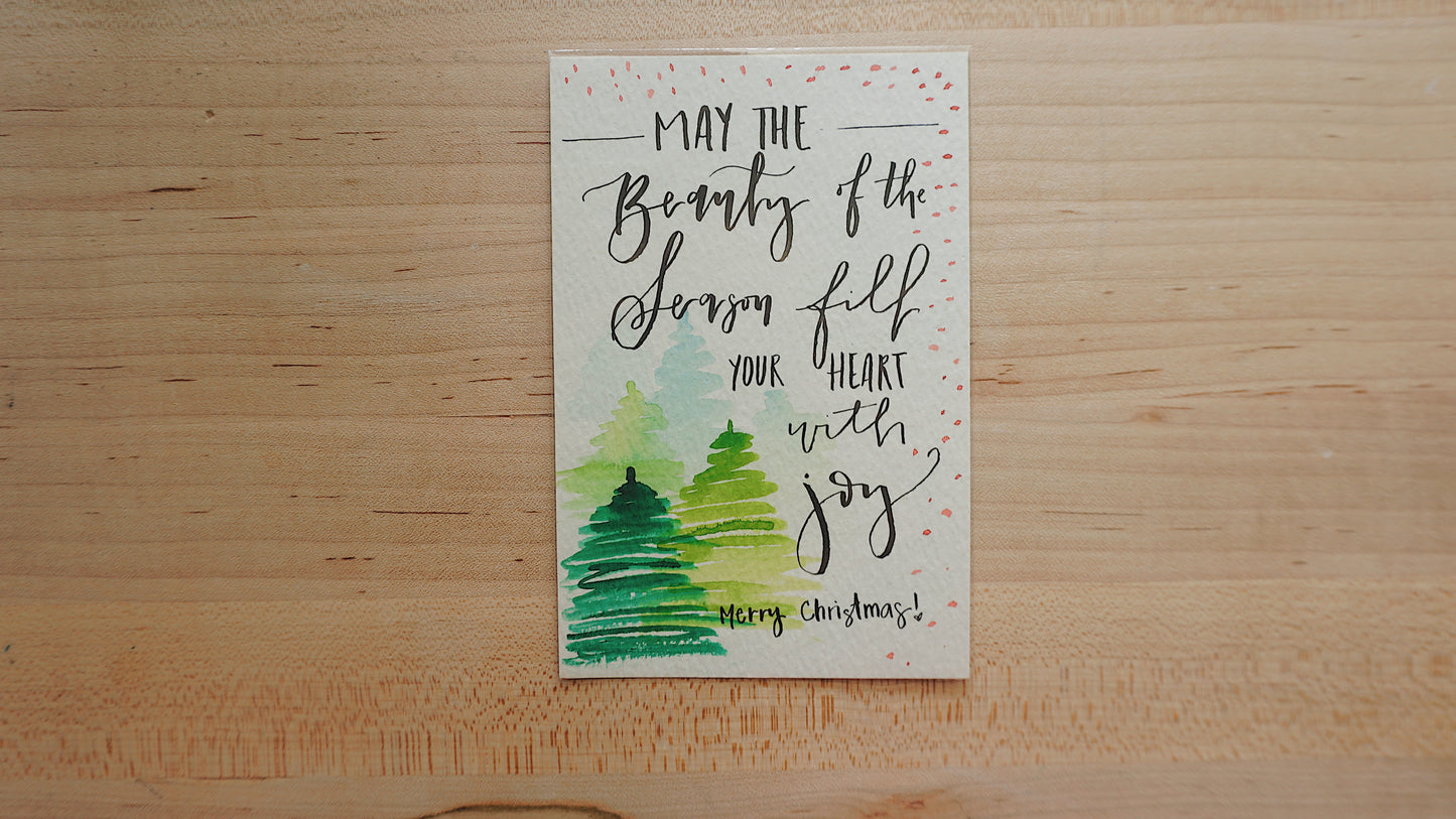 May the Beauty of the Season Fill Your Heart With Joy - Postcard