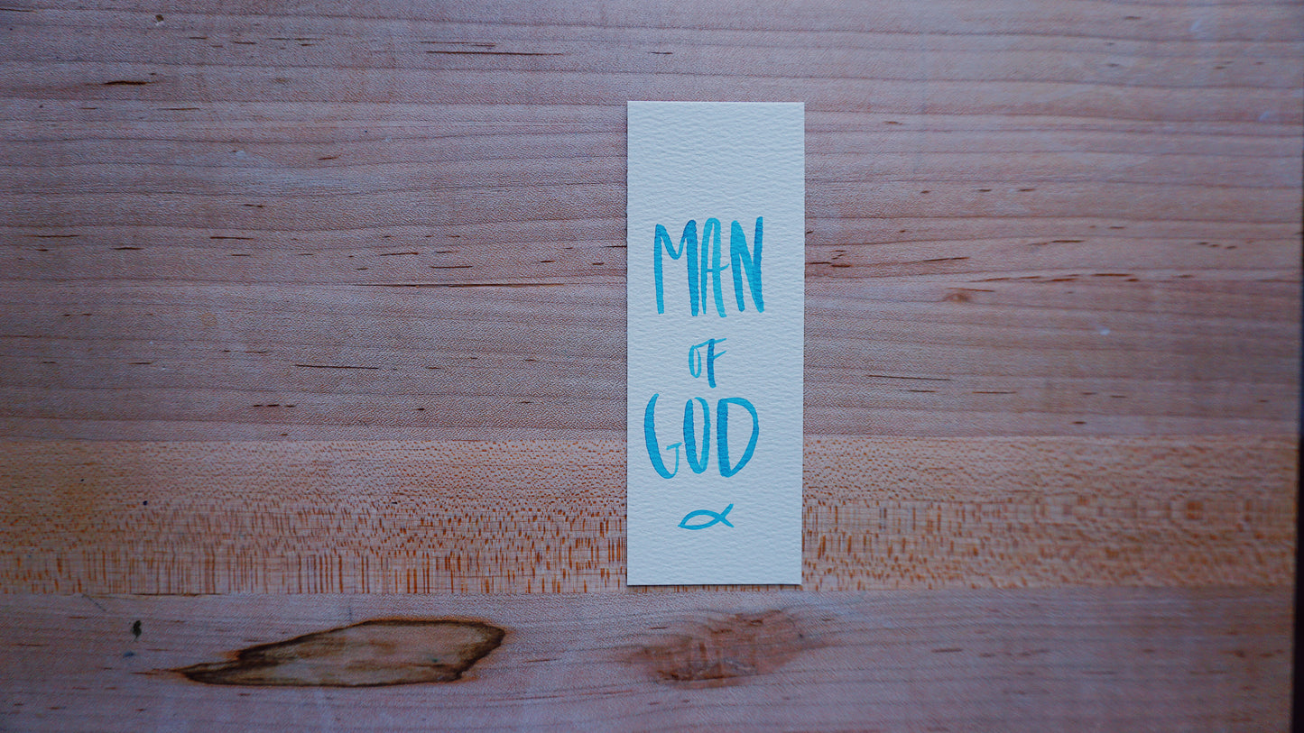 Man of God - Bookmark