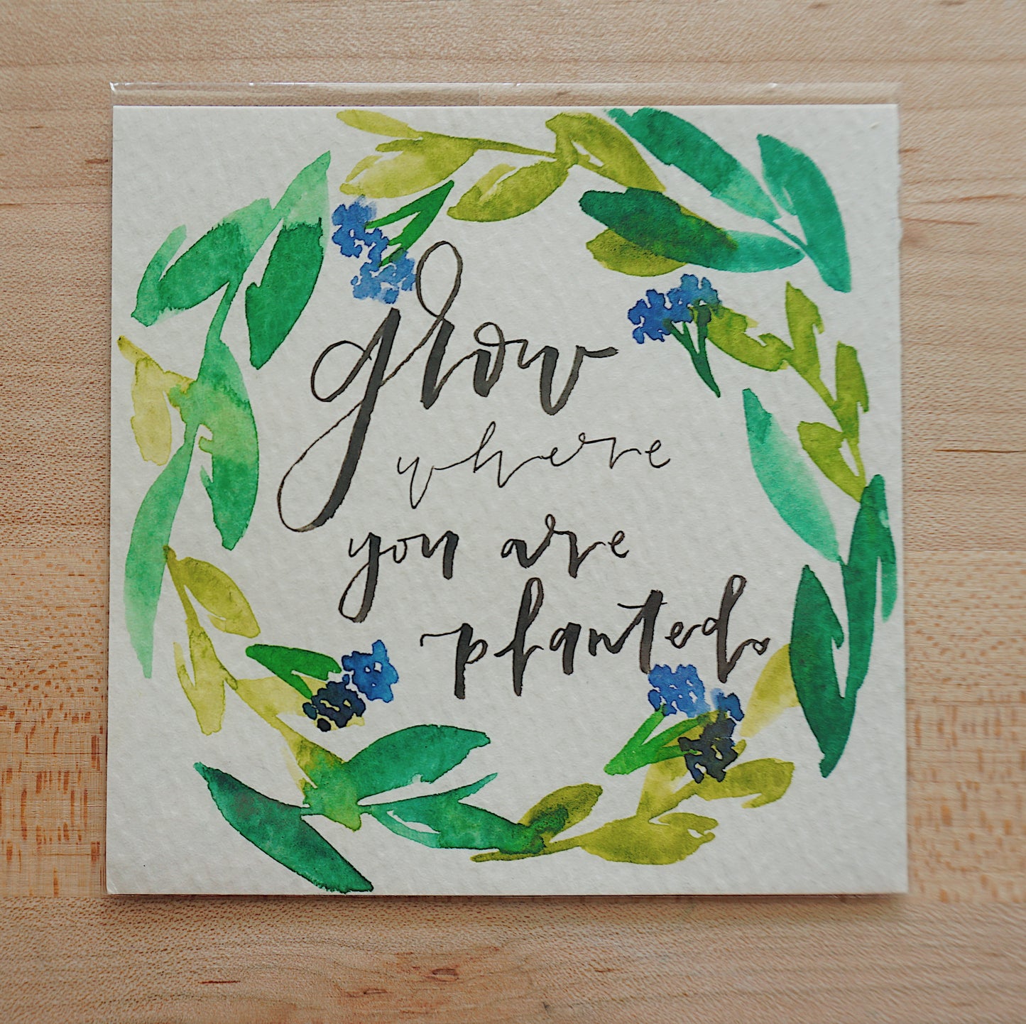 Grow Where You Are Planted - Postcard