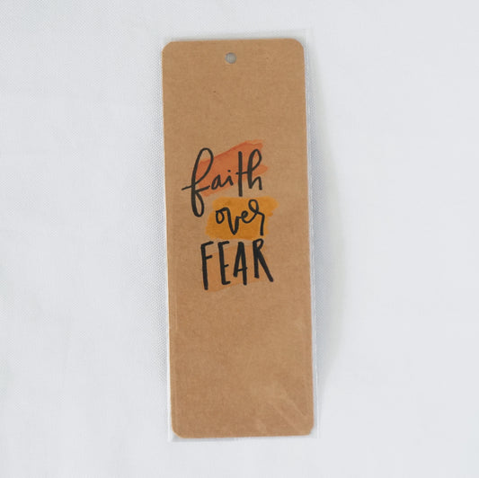 Faith Over Fear - Bookmark