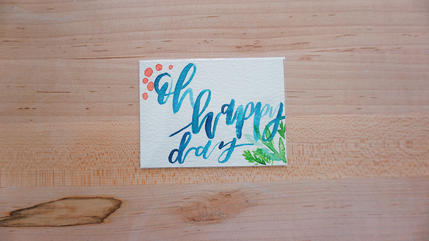 Oh Happy Day - Postcard