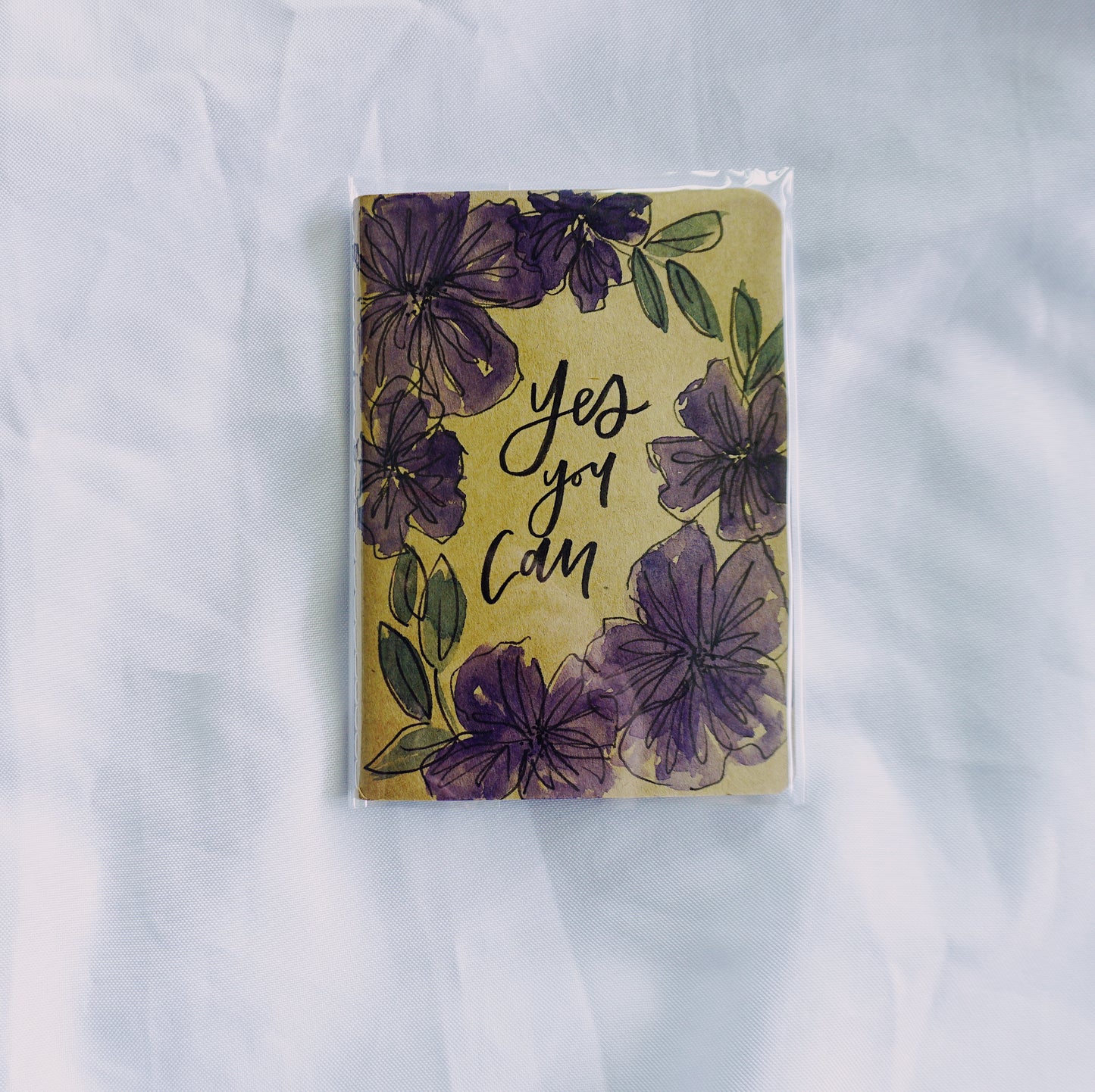 Yes You Can - Saddle Stitch Binding, Ruled Pages, Paper Cover, Small Journal