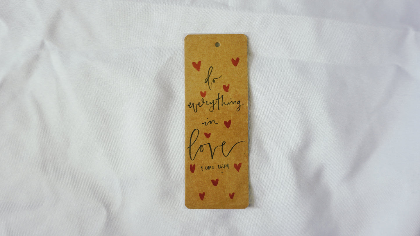 Do everything in love (1 Corinthians 16:4) - Bookmark