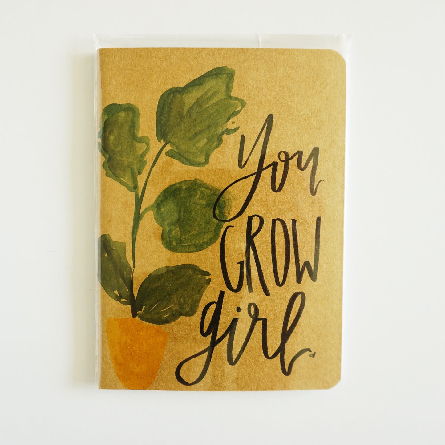 You Grow Girl - Saddle Stitch Binding, Ruled Pages, Paper Cover, Small Journal