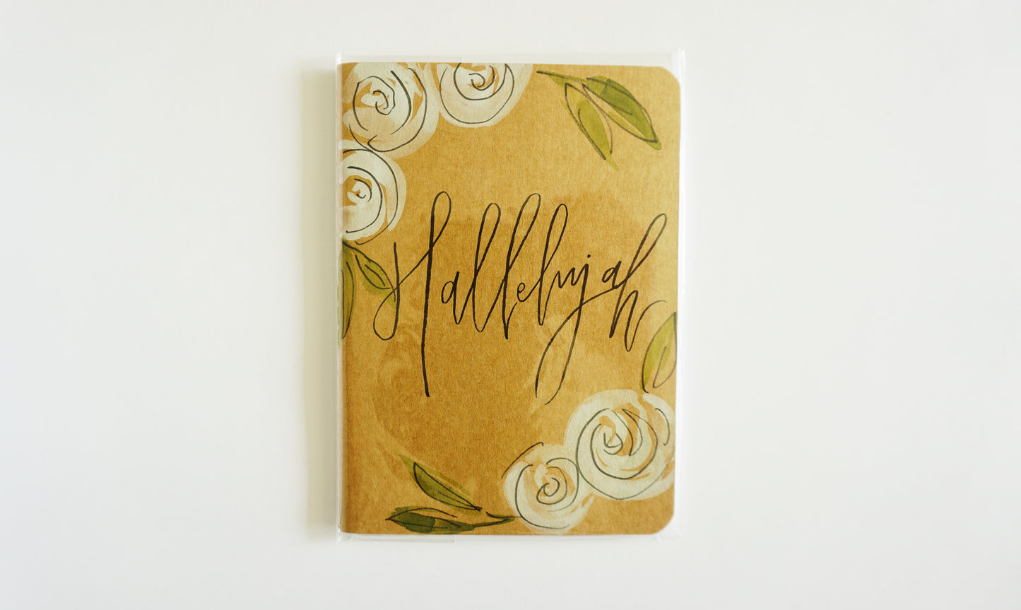 Hallelujah - Saddle Stitch Binding, Ruled Pages, Paper Cover, Small Journal