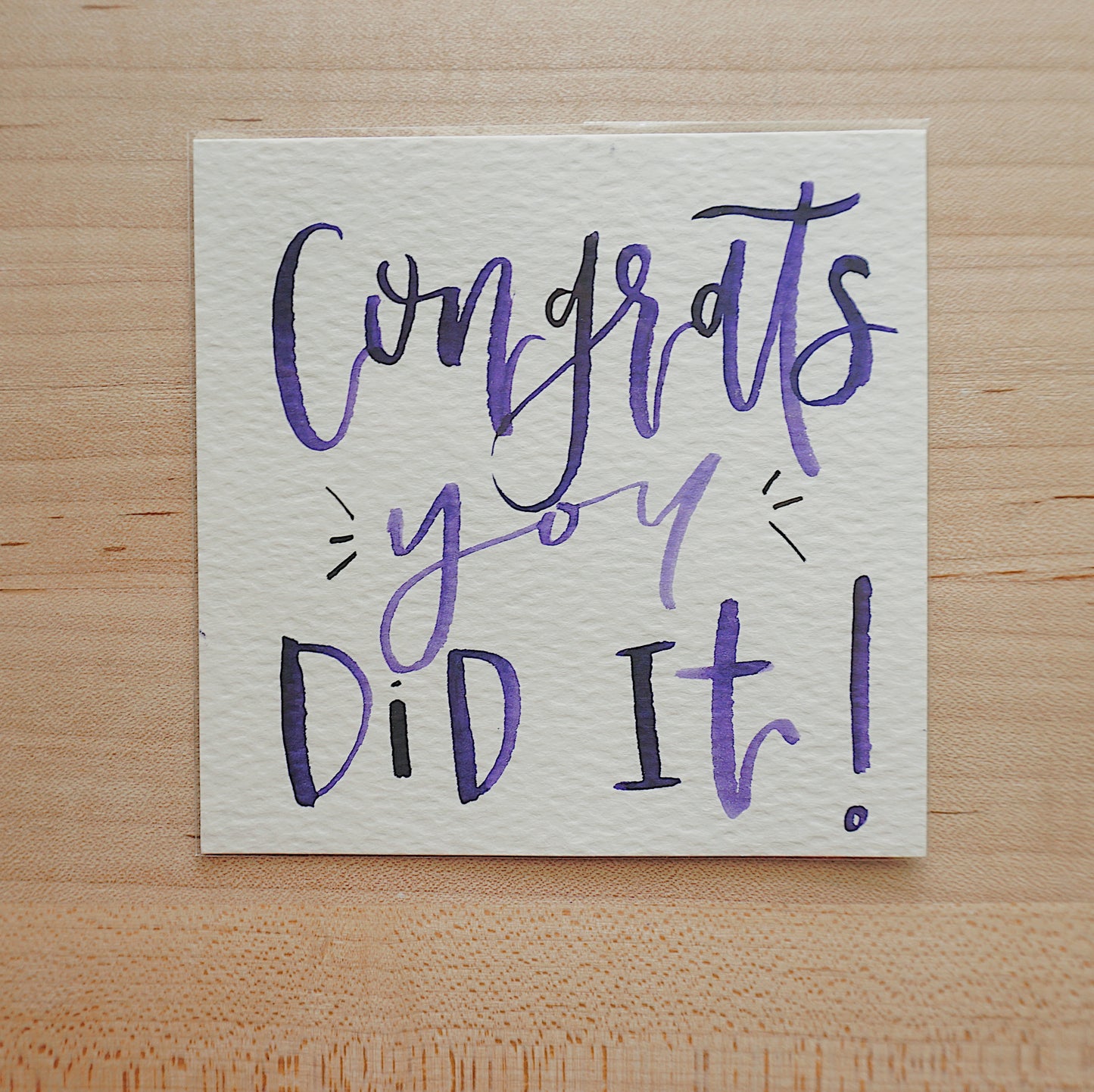 Congrats You Did It! - Postcard