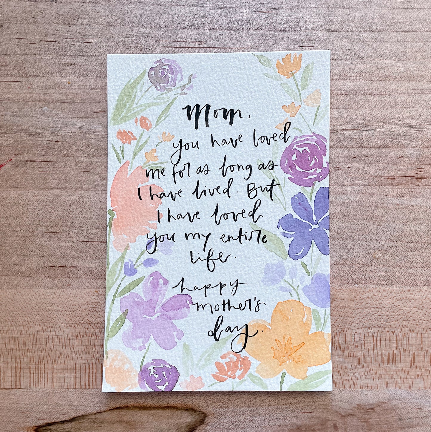 Mom You Have Loved me - Postcard