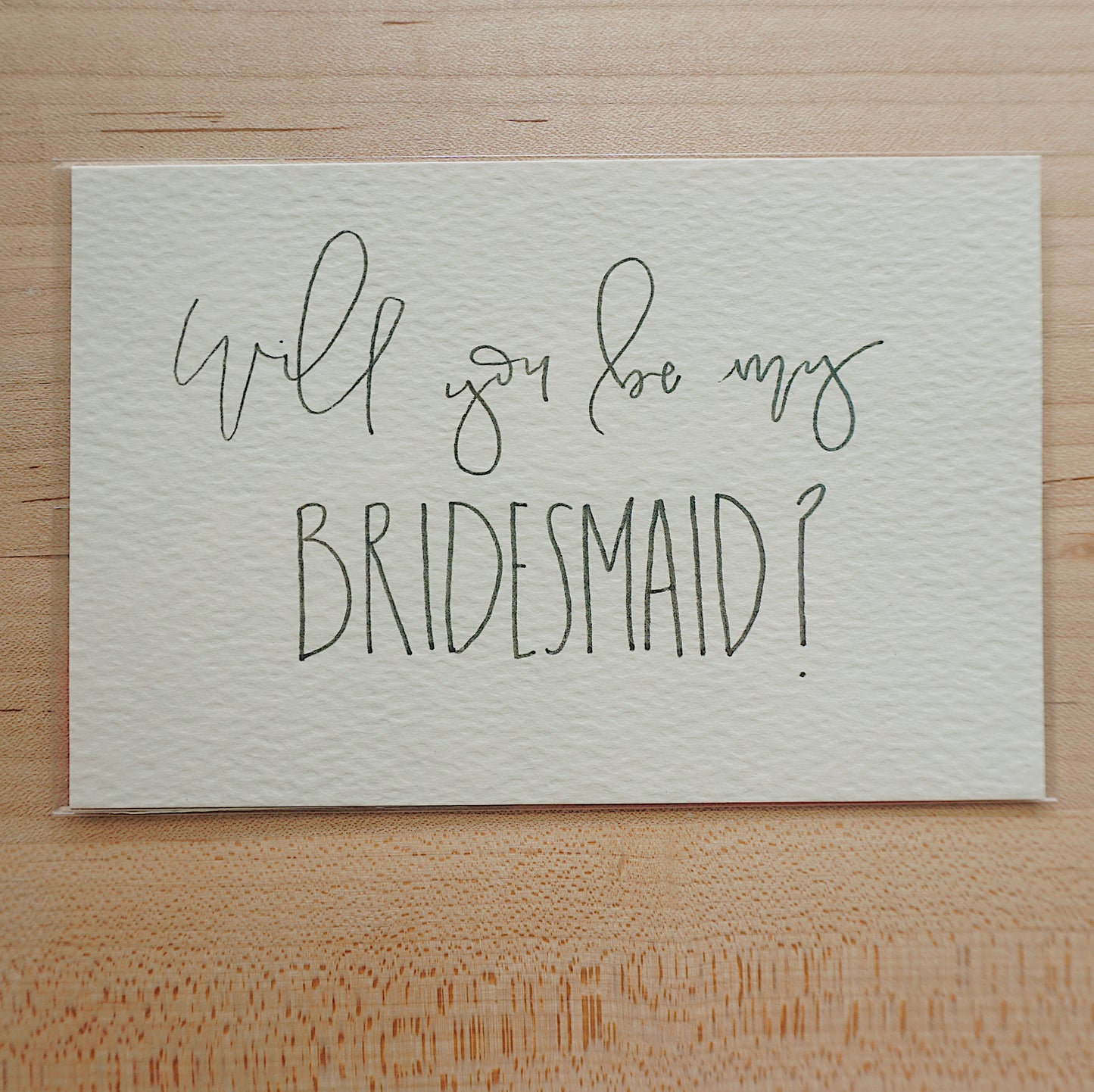 Will You Be My Bridesmaid? - Postcard