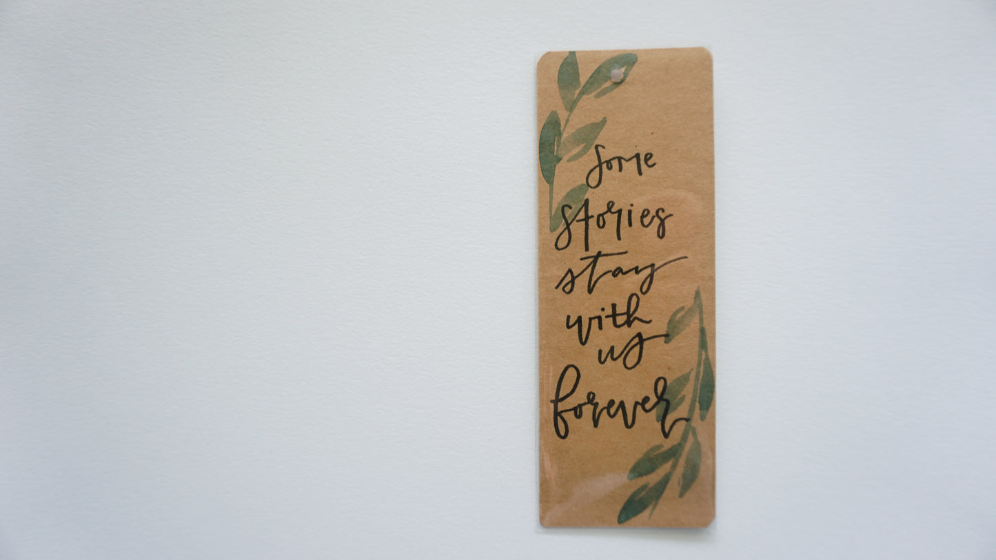 Some Stories Stay With Us Forever - Bookmark