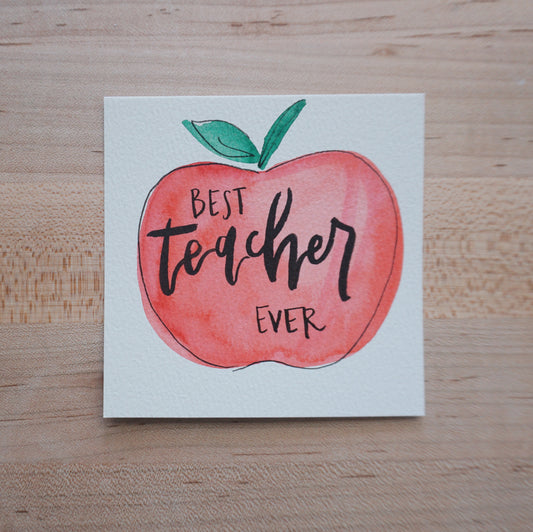 Best Teacher Ever - Postcard