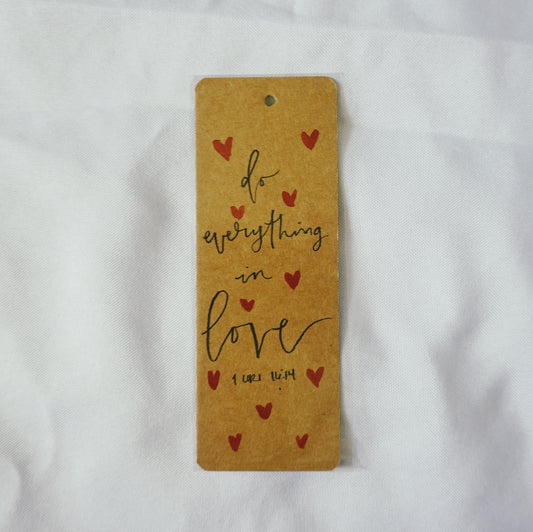 Do everything in love (1 Corinthians 16:4) - Bookmark