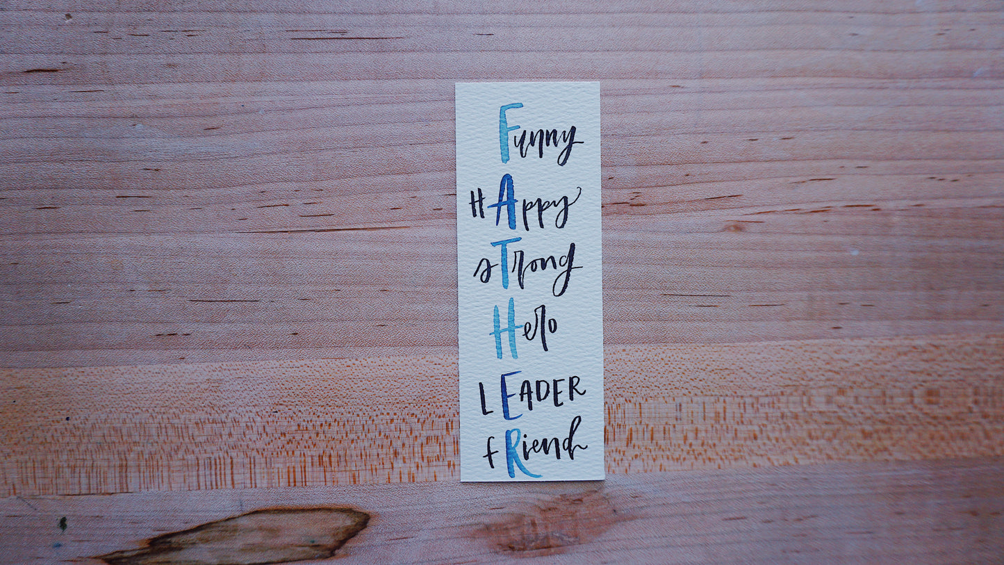 FATHER Acronym - Bookmark