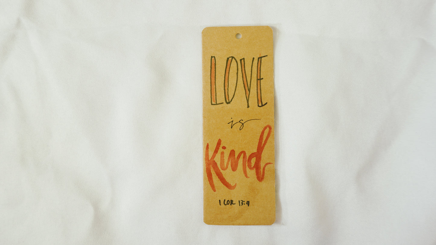 Love is kind (1 Corinthians 13:4) - Bookmark