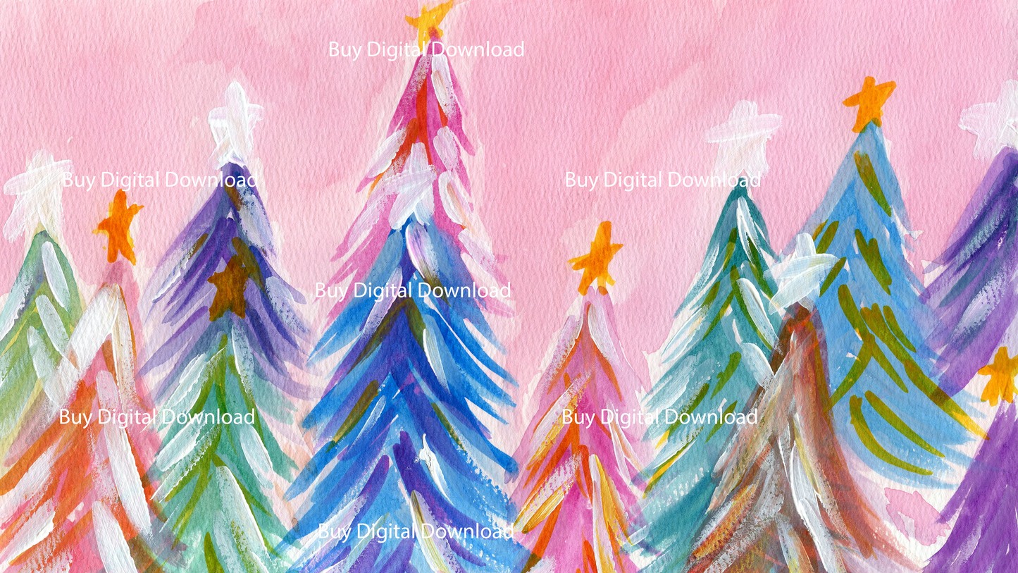 Oh Christmas Trees - Wallpaper